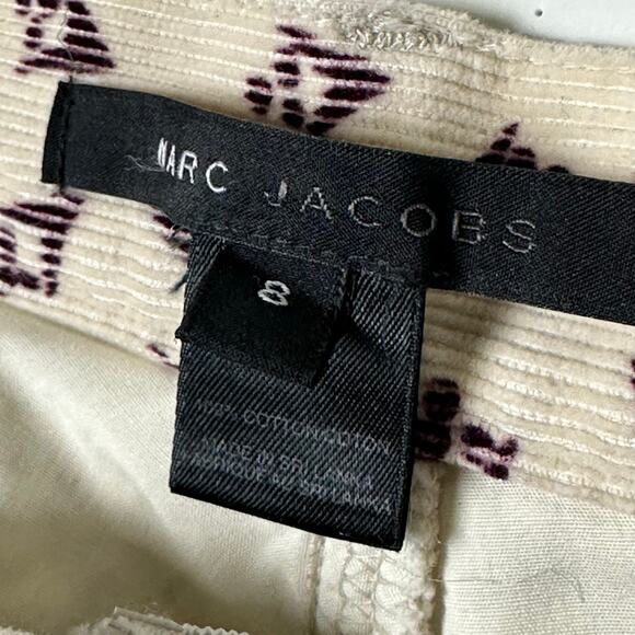 Mark Jacobs printed corduroy pants. women’s size 8 - Picture 2 of 10